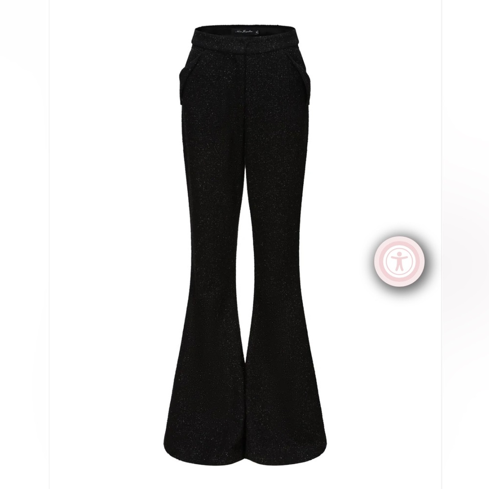 Nana Jacqueline Black Flare Pants
